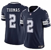 Men & Women & Youth Dallas Cowboys #2 Juanyeh Thomas Navy 2025 F.U.S.E. Vapor Untouchable Limited Stitched Jersey,baseball caps,new era cap wholesale,wholesale hats
